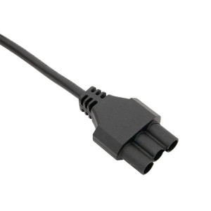 Кабель для подключения светодиодных линейных светильников ДБО-60/120/150 черный 1 метр 3x0,75 мм2 EKF ASC-B-1-LBL