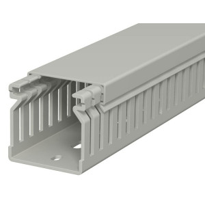 Кабель-канал перфорированный распределительный LK4 40x40x2000 мм (перфокороб) ПВХ, серый RAL7030LK4 40040 6178012