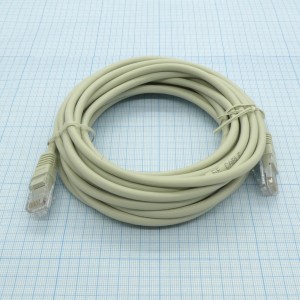 Шнур Патч-корд UTP 4пары.5Е  5м, Шнур Патч-корд UTP 4пары.5Е  5м