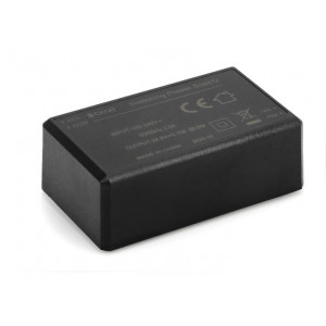 Источник питания 15 V DC/6 A, 902795, Источник питания, однофазный, 15VDC / 6A, 90W, диапазон входн. напр.: 85 - 277VAC, габариты (мм): 87х52х30, монтаж: на плату