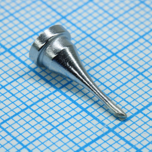 LT 4 soldering tip 1.2mm, Жало для паяльника WP80/WSP80/FE75, скошенный 45° тонкий круг D=1,2мм, L=15мм