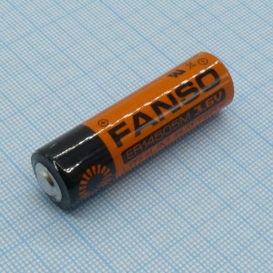 ER14505M/S, Li, SOCl2 батарея типоразмера AA, 3.6 В, 2.1 Ач, стандартная форма, -55...85 °C