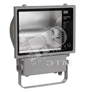 Прожектор ГО03-400-01 400Вт E40 серый симметричный IP65 LPHO03-400-01-K03