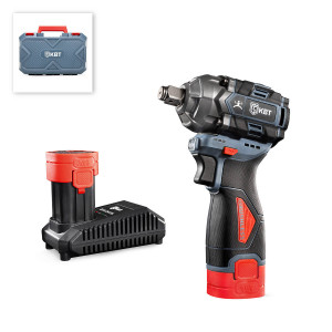 Гайковерт WB-16-280 серия ПРОФИ, Гайковерт ударный аккумуляторный 16V бесщеточный с максимальным крутящим моментом 280 Нм, 2 аккумуляторные батареи: Li-ion, 16 В/2Ач, з/у, патрон квадрат 1/2"