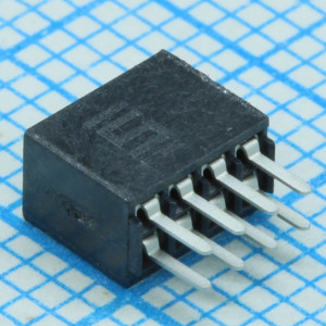 SFMC-104-03-L-D-TR, Разъем - гнездо 8 конт. на плату