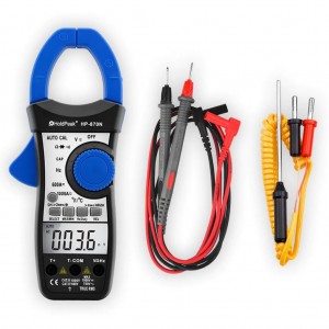 HP-870N True RMS, Токоизмерительные клещи, постоянный ток, True RMS, 6000 отсчетов, подсветка дисплея.