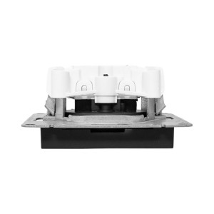 Механизм розетки, 16А, без заземления, со шторками, ч-рный Эпика EKF UP1-SOB-101