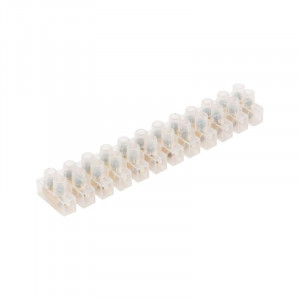 Клеммная колодка винтовая КВ-4 (1,5-4мм) 07-5004, 3 A, пoлиэтилен белый (ЗВИ)