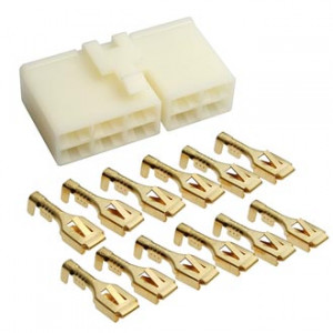 DJ7101-6.3-21, Разъем авт. соединитель DJ7101-6.3-21, 12/ 24 (DC) В розетка