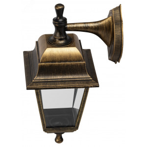НБУ 04-60-001 бронза Светильник садово-парковый Леда настенный четырехгранный под бронзу Е27 Б0048112