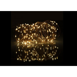 Светильник светодиодный садовый SLR-G03-200Y нить 200 LED желт. на солнечн. батарее 5033344