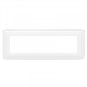 Рамка 8мод. Mosaic бел. Leg 078818L