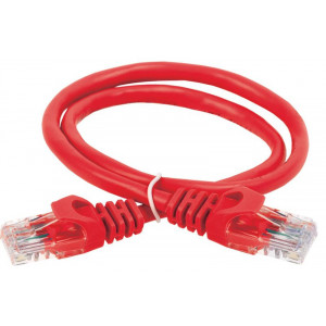 Коммутационный шнур (патч-корд), кат.5Е UTP, 1м, красный PC04-C5EU-1M