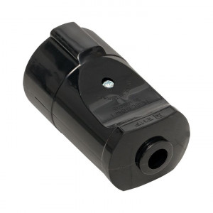 Штепсельное гнездо с/з черное 16А 250 В Proxima EKF ASG16-30-r