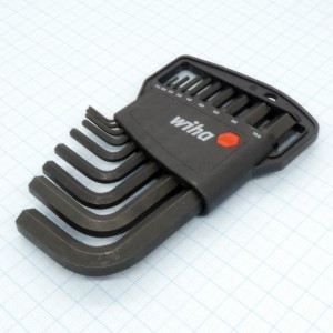 Набор шестигранников 350 H9, Набор девять Г-образных ключей для винтов и болтов с внутренним шестигранником