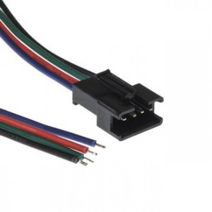 SM CONNECTOR 4P*150MM 22AWG MALE, Межплатный кабель питания SM коннектор, 4P*150 мм, 22AWG, вилка