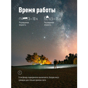 Фонарь аккумуляторный KOSMOS premium LED 10Вт боков. панель 3Вт 3 режима регулир. яркости ЗУ 220/12В USB выход KOSAccu9110WUSB