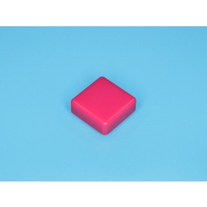 SWT-9S-R, Колпачок квадратный для тактовой кнопки, красный