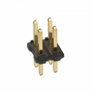 M22-2520205, Проводные клеммы и зажимы 2+2 PIN DIL VERTICAL GOLD PIN HEADER