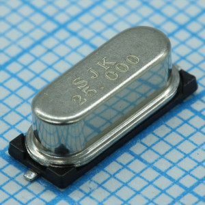 SJK-6C-25.000-16-50-30-C-50-H, Резонатор кварцевый 25.0МГц