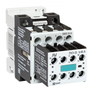 Комплект КМЭ 18А 1NC 230В АС с дополнительными контактами 2НО+2НЗ EKF AVERES ctr-s-18-01-230-av-22