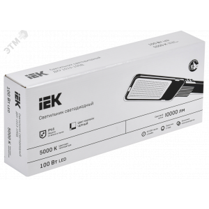 Светильник светодиодный ДКУ 1013-100Д 5000К IP65 IEK LDKU1-1013-100-5000-K03