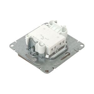 Механизм выключателя, одноклавишный, кнопочный, шампань Эпика EKF UP1-SWC-13