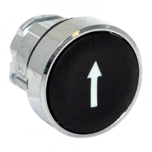 Исполнительный механизм кнопки XB4 черный плоский возвратный без фиксации, стрелка IP65 EKF XB4BA-2156C-65