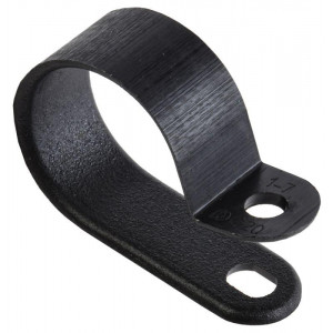 Скоба крепежная 20мм нейлон. черн. (уп.50шт) USK11-20-050-K02