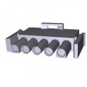 350809-3, Штыревые и гнездовые соединители 05P UMNL PLUG HSG