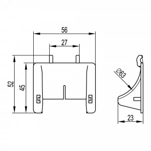 Ограничитель радиуса изгиба кабеля FC37009