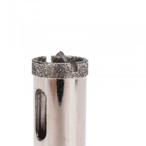 Коронка алмазная 20 мм по керамограниту с центровочным сверлом KR-92-0006