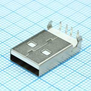 DS1097-WN0, Разъем USB тип А вилка на плату