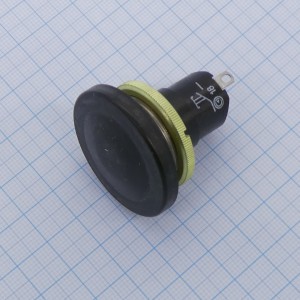 К-1-1П  20мм (пластик), 1 замыкание, черный протектор