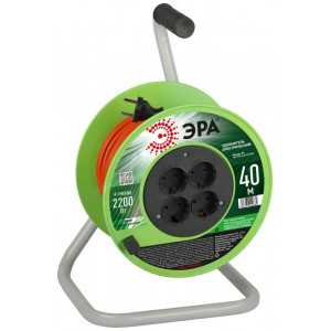 Удлинитель на катушке 4х40м без заземл. RP-4-2x1.0-40m ПВС 2х1 Б0059783