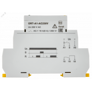 Реле задержки включения ORT. 1 конт. 230 В AС ORT-A1-AC230V