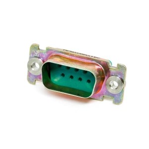 DEMAY9PA156, Стандартные соединители D-Sub  DSUB 9 M CRIMP R FLOA G50 ZI