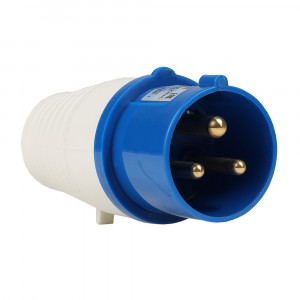 Вилка кабельная 023 32А 220AC 2P+PE 6ч IP44 222736