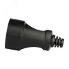 Гнездо штепсельное б/з черн. ПВХ 10A 250B PROxima ASGO10-30