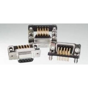 163A13829X, Стандартные соединители D-Sub  DSUB SOLDER PIN ANG 9.4mm PREC MCHND CNT