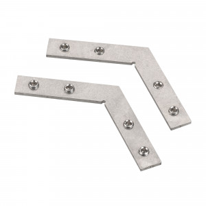 Соединитель профиля PLS-ZM-NA-120 026129, Угловой 120 градусов, в одной плоскости, соединитель к профилям из неанодированного алюминия или окрашенного в цвета RAL. Устанавливается в пазы профиля, фиксация на 4 винта под шестигранник 1,5мм. Для надежного соединения рекомендуется 2шт. Цена за 1шт.