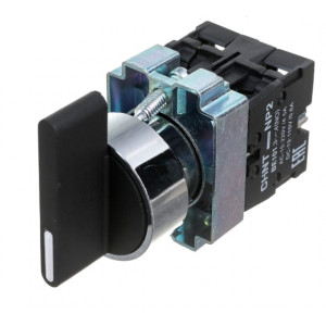 Переключатель NP2-BJ33 3 полож. с фиксацией 2НО IP40 CHINT 574858