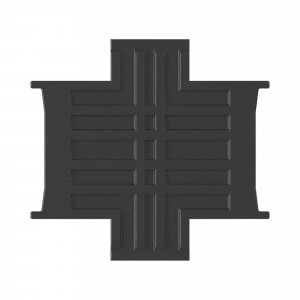 Соединитель для подрозеточной коробки для полых стен, глубиной 45 мм, 2модуля 4402952M