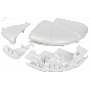 DLP Угол внешний изменяемый для кабель-канала 80х50мм (60-120град) белый 010622