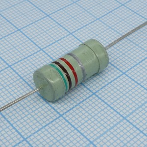 С2-33М 2 10%    5.1К, Резистор металлопленочный 2 Вт 1,5 кОм ±10%