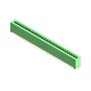 337-056-521-201, Стандартные краевые разъемы 56 POS .156" x .200" GREEN