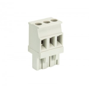 Розетка Wiecon 8113 B / 3 VR OB, Розеточный разъем, прямой, на кабель, шаг: 5.0 мм, 3 полюса, фиксация провода винтовая, исполнение: без маркировки, 400V, 12А, цвет: серый