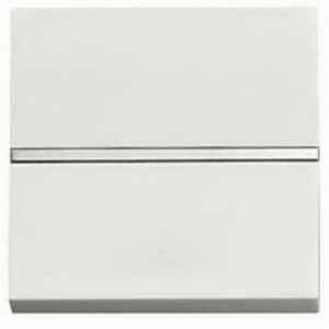 Механизм 1-клавишного переключателя с клавишей, 2-модульный, серия Zenit, цвет альпийский белый N2202 BL