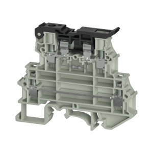 Этажная предохранительная клемма WTN 4 E FSI110 5X20, Этажная клемма, 2 этажа, предохранительная клемма тип предохраниетля 5X20, LED 110V, тип фиксации провода: винтовой, номинальное сечение: 4 мм кв., 16A/30A, 800V, ширина: 8 мм, цвет: серый тип монтажа: DIN35