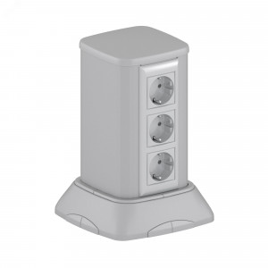 Миниколонна алюминиевая, 0.25м, цвет темно-серебристый металлик 19524